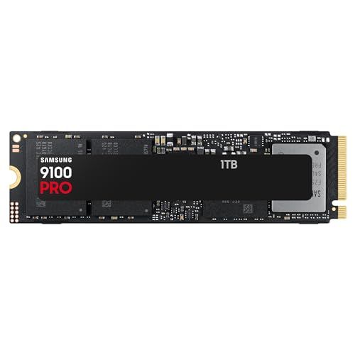 Samsung 9100 PRO 1TB PCIe 5.0 NVMe M.2 (2280) Interne Solid State Drive (SSD) (MZ-VAP1T0BW)