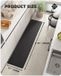 Icecat Tapis de cuisine antidérapant Tapis de cuisine durable résistant à l'humidité Sécurité Protection de sol Facile à nettoyer Design élégant Surface de couchage confortable Accessoire de cuisine Moderne Haute qualité Lavable en machine Utilisation polyvalente Résistant aux taches Cuisine Hygiène de cuisine Surface antidérapante Nourriture renversée Résistant aux graisses Pratique Utilisation durable Tapis de protection Sol de cuisine Design ergonomique PVC noir