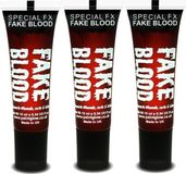 Paint Glow Set van 3x stuks nep bloed schmink/make up tube 13 ml - Halloween FX make-up kunstbloed