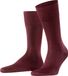FALKE Tiago herensokken, effen, fil d'Ecosse katoen, rood, maat 47-48