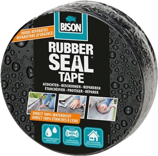 Bison RUBBER SEAL TAPE 7,5CM ROL 5M