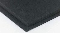 RS PRO Rubberen mat polyethyleen, zwart, 1m x 10mm x 2m 45kg/m³ zelfklevend