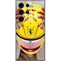 Maniacase Beschermhoes Samsung Galaxy S24 Ultra Hamilton 44 Casque Ferrari Officieel