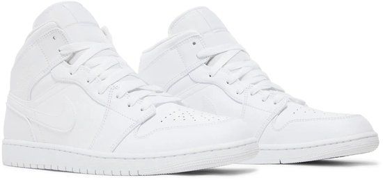 Nike Jordan 1 Mid Triple White - 47.5