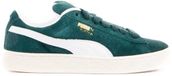 PUMA Suede XL Lage Sneakers Heren Groen Leer Maat 36