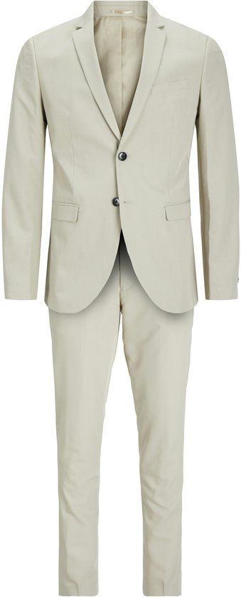 JACK&JONES JPRFRANCO SUIT NOOS Heren Pak - Maat 56 - Pure Cashmere;Super Slim Fit - Zakelijk