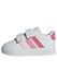 adidas Uniseks baby Grand Court 3.0 schoenen voor kinderen, Ftwr White/Pink Fusion/Bliss Pink, 25 EU