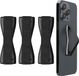 kwmobile Vingerhouder voor smartphone - Set van 3 - Donkergrijs