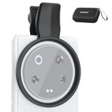 NEEWER 67 mm mobiele telefoonclip, cameralens filterhouder, verstelbare schroefdraadfilter lensklem met antislip rubberen pads, compatibel met Samsung Galaxy Google Pixel Huawei Xiaomi, LA008