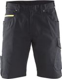 Blåkläder Service short 1499-1330 - Noir/Haute Visibilité Jaune - C60