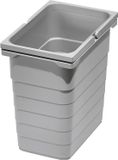 SOTECH Ninka eins2vier Afvalbak 8 L grijs aluminium