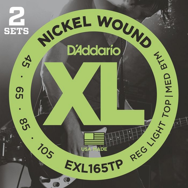 D'ADDARIO EXL165TP elektrische bas snarenset 045 - 105