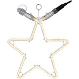 Star Trading 491-83-1 Décoration lumineuse Étoile Blanc LED 120 Lampes IP44