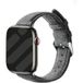 Strap-it Apple Watch Ultra Alcantara bandje met gesp (grijs)