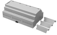 RS PRO Elektronische behuizing, 159,2 x 90 x 58 mm, Geh.Mat. polycarbonaat, behuizing sokkel, lichtgrijs, stevig bovendeel