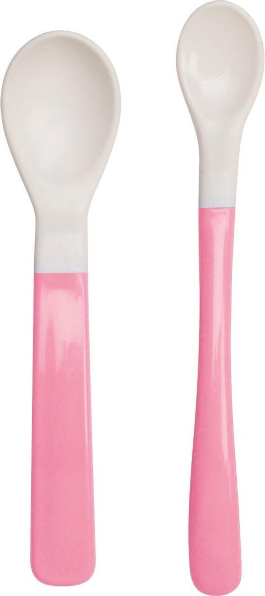 Playshoes lepelset junior 14 17 cm roze/wit 2 delig roze