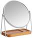 AmazonBasics Vanity Mirror with Squared Bamboo Tray