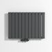 Panneau chauffant plat, 600 x 836 mm, simple paroi, anthracite