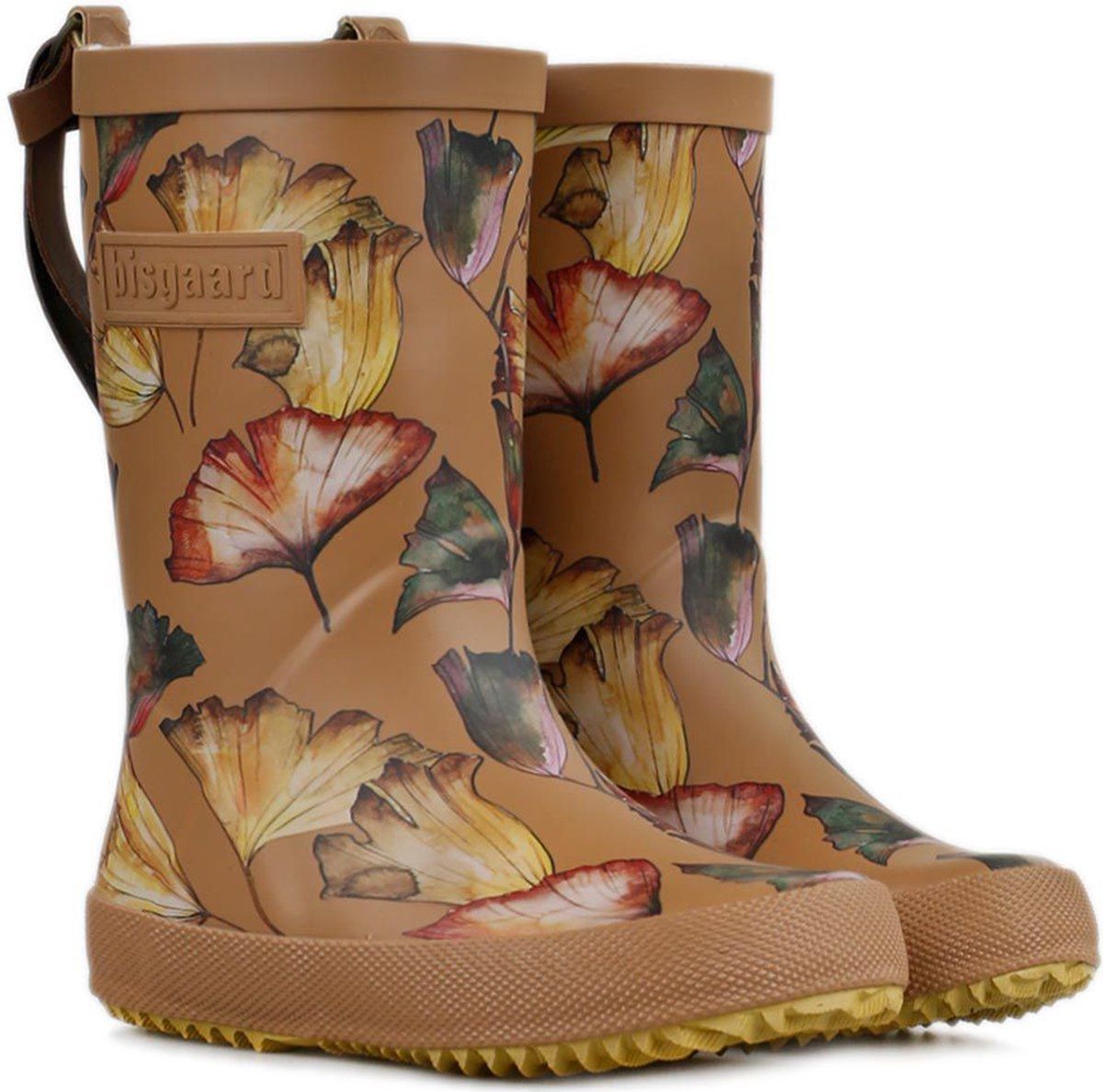 Bisgaard regenlaarsjes camel flowers - Maat 30
