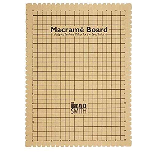 The Beadsmith Macramébord voor vlechten, 35,6 x 25,4 cm (1 stuk)