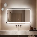 Lumoire® Spiegel Met Verlichting - 100 x 60 CM - Badkamerspiegel