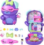 Polly Pocket Compacte Speelset - Slaapfeestje met Puppy