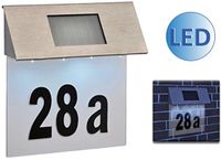Haushalt Solar LED huisnummerbord