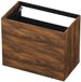 INK - Onderkast 2 Laden Push To Open 65cm Hout Decor - 800x450x650 Mm - Noten