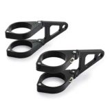 DAYTONA support de phare aluminium court 41mm noir