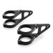 DAYTONA support de phare aluminium court 41mm noir