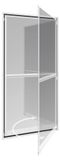 Moustiquaire pour balcon, 100x210 cm, blanc, porte coulissante en aluminium