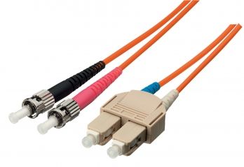 Equip ST/SC Fiber Optic Patch Cable - OS2 - 3m
