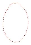 Gaya Necklace Rose Gold Red