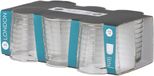 Urban Living London verres à gobelet/verres à boire - 12 pièces - transparent - 260 ml