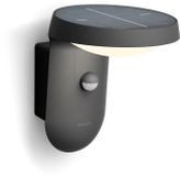Philips Buitenwandlamp Tyla, energiezuinig, zonne-energie, bewegingssensor, 1,2W, antraciet