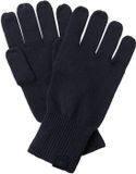 Tom Tailor - Handschoenen met kasjmier - Maat S/M - Knitted Navy Melange