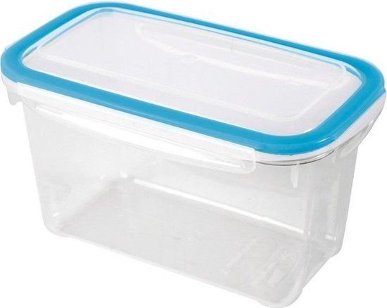 10x Hega hogar Vershoudbakjes - 1.2 liter - Transparant - Luchtdicht