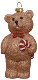 Decoris Kaemingk B.V. Beer plastic l6.4b5h12.3 cm pec.bruin
