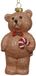 Decoris Kaemingk B.V. Beer plastic l6.4b5h12.3 cm pec.bruin