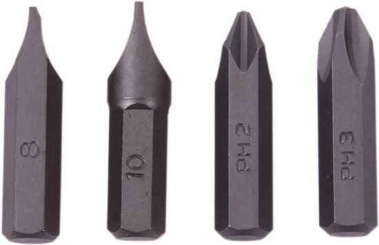 Seneca Geko Bitset - 4 delig - Inbus - T40