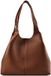 Coccinelle Leren schoudertas C-Easy Shopper Cognac bruine