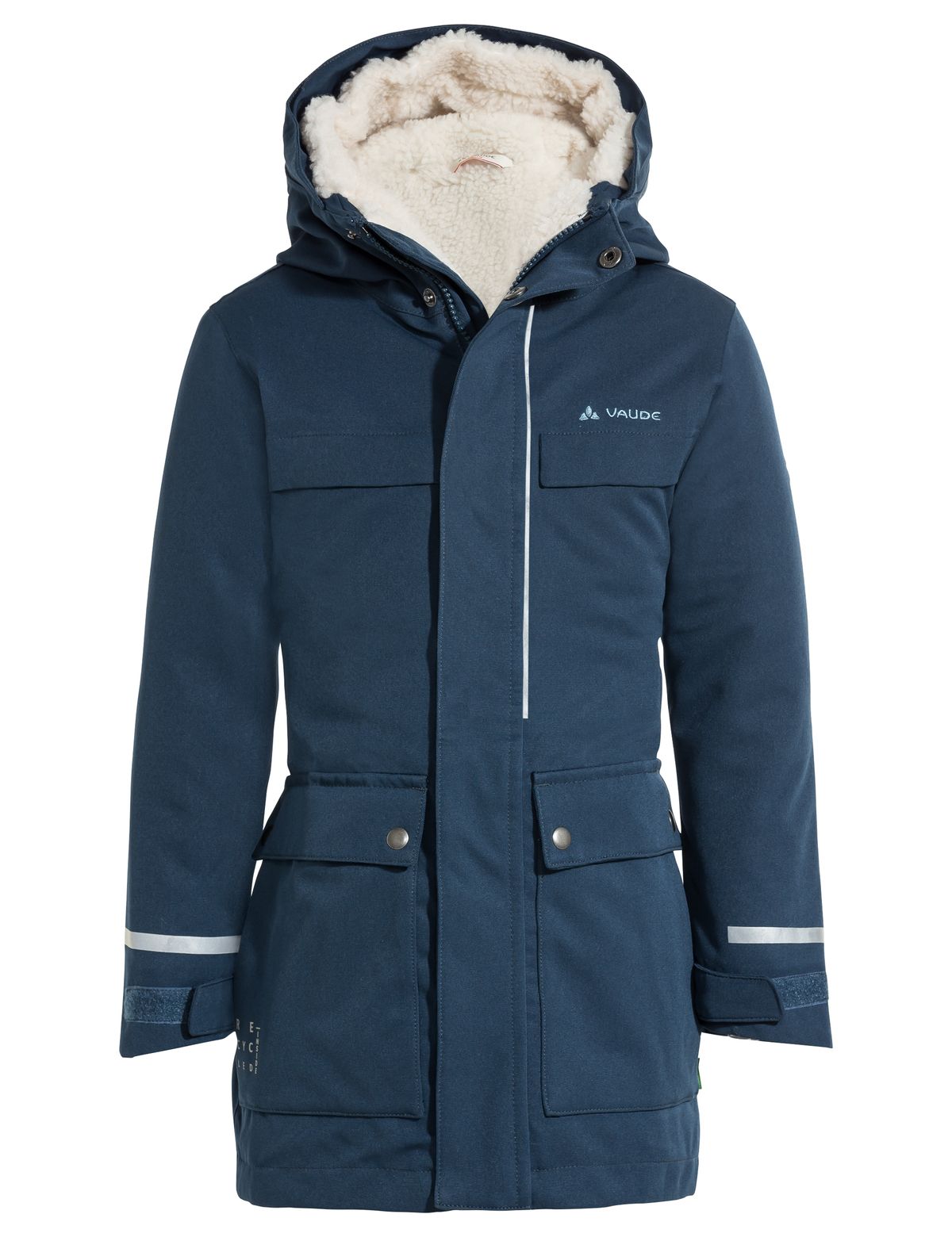 VAUDE Manukau Parka Kinderen - blauw 122/128 (2023)