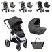 Kikkaboo Thea poussette 2-en-1 Gris foncé