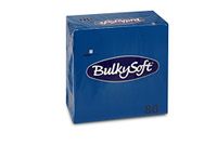 Bulky Soft BS-32058 servetten 1/4 vouw, 3-laags, 33 cm x 33 cm, blauw (80-pack)