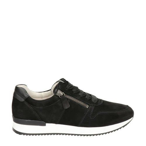 Gabor suède sneakers zwart