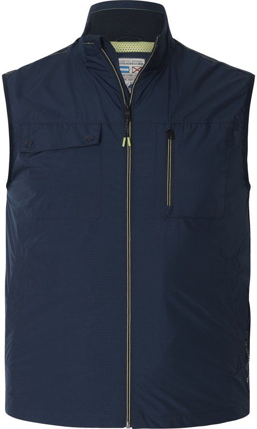 Jan Vanderstorm Heren Outdoorbodywarmer - 58 - Donkerblauw - Plus Size