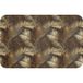 Tapis de toilette tropical - Feuilles - Or 80x50 cm