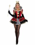 Leg Avenue Queen of Hearts Kostuum - L - Multicolours