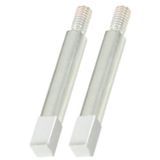 KS TOOLS Vierkantadapter, 8mm, 2er Pack, verchromt 450.0186