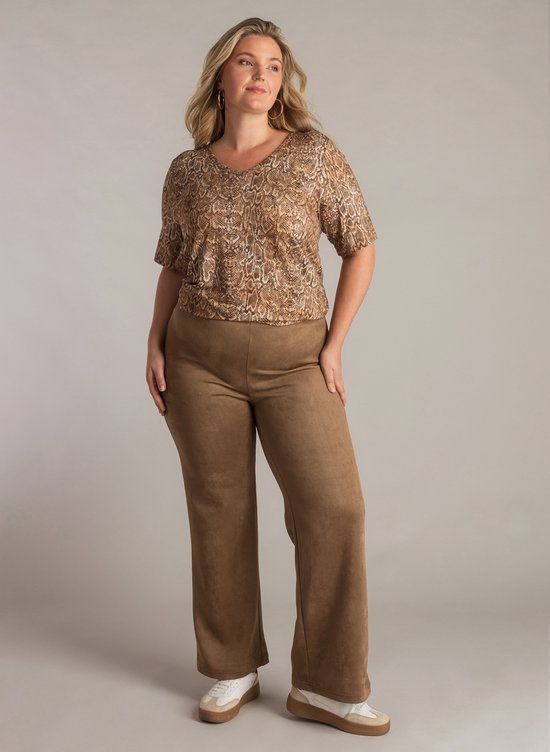 YEST CURVE Biansa Essential Bottoms - Soft Brown - maat X-0(44)